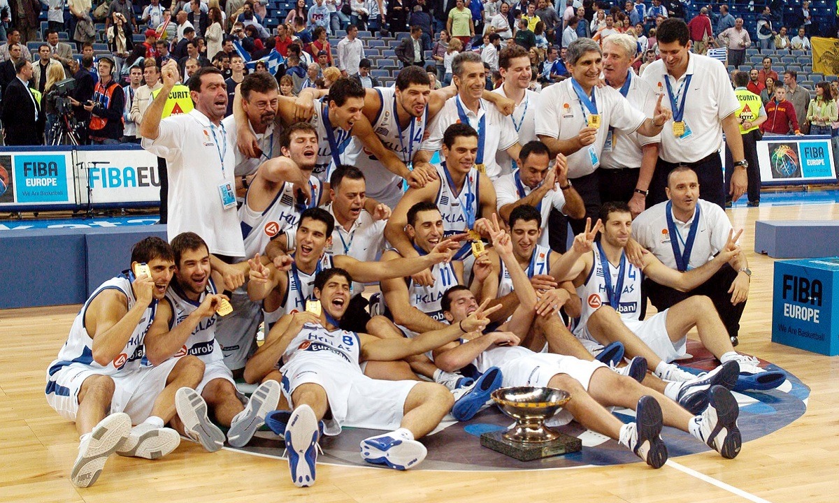 Εθνική Ελλάδας: Σαν σήμερα (25/9) το χρυσό στο Ευρωμπάσκετ 2005 του Βελιγραδίου (vids)