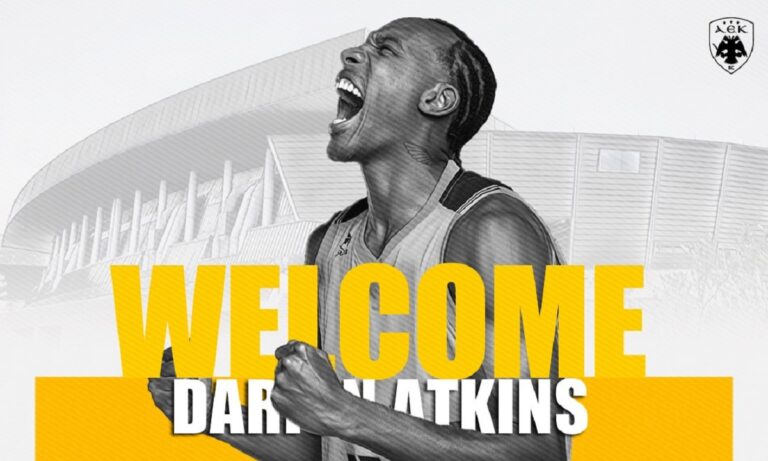 AEK: Υπέγραψε ο Ντάριον Άτκινς (pic)