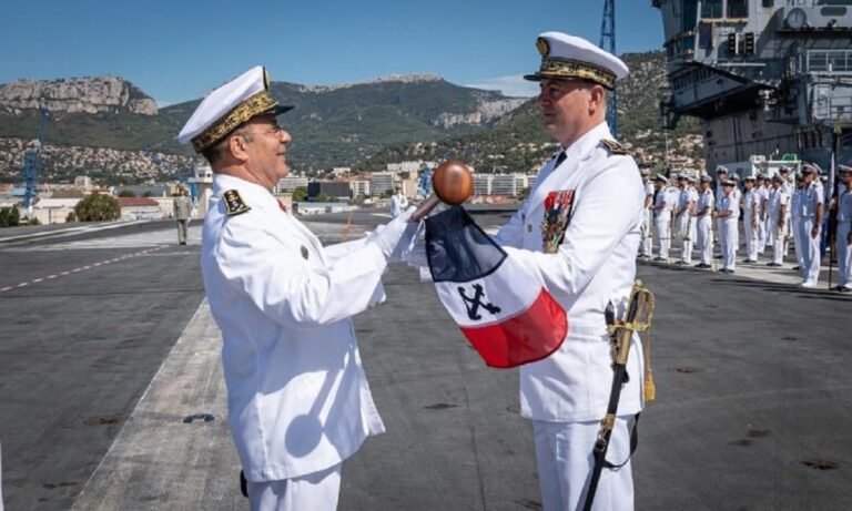 Γαλλία: Μήνυμα στην Τουρκία – Νέος μάχιμος αρχηγός στο γαλλικό ναυτικό