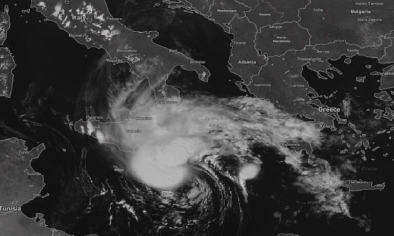 Καταιγίδα Ιανός: Έρχεται στην Ελλάδα από την Ιταλία