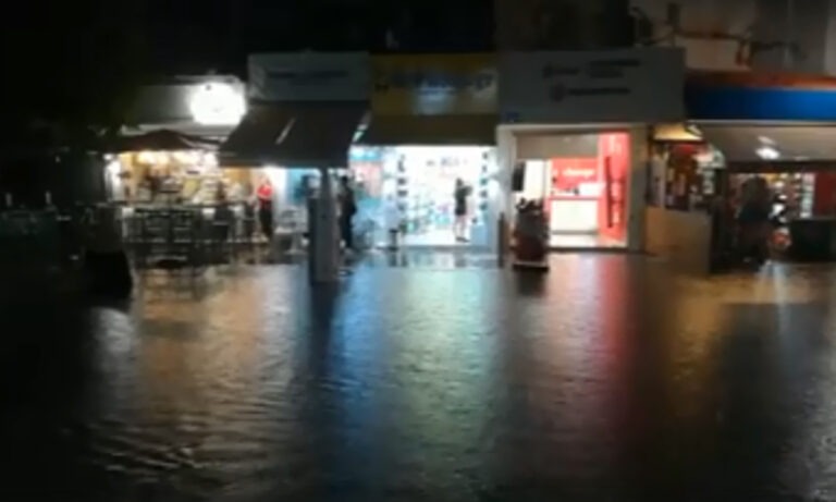 Κακοκαιρία «Ιανός»: Πολλά τα προβλήματα στην Κρήτη, κατέρρευσε μπαλκόνι! (pic+vid)