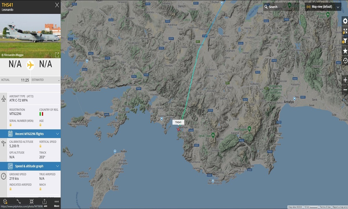 Ελληνικά υποβρύχια: Δαιμονισμένα τα ψάχνουν – Τουρκικό ATR C-72 MPA στο Καστελόριζο