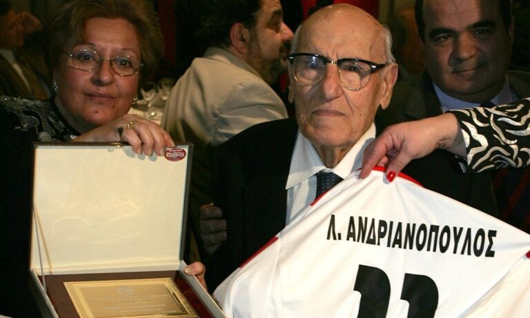 «Φεύγει» στα 100 του ο Λεωνίδας Ανδριανόπουλος και αφήνει τεράστια «κληρονομιά» στον Ολυμπιακό