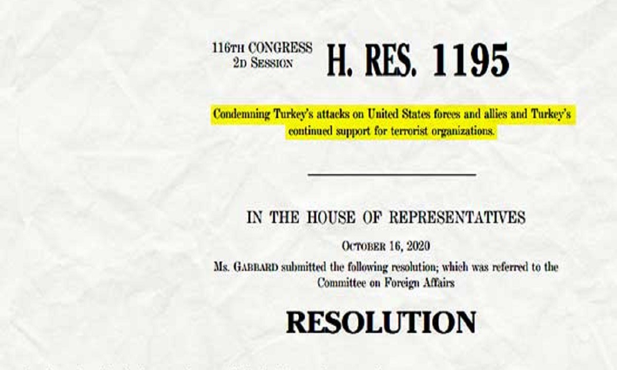 Ελληνοτουρκικά: Ψήφισμα στην Βουλή των Αντιπροσώπων υπέβαλε η Γερουσιαστής Τούλσι Γκαμπάραντ, για την απομάκρυνση της Τουρκίας από το ΝΑΤΟ, σύμφωνα με το BulgarianMilitary.com.
