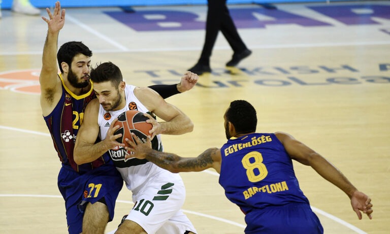 Μπαρτσελόνα – Παναθηναϊκός: «Γύρισε» το πόδι του Αμπρίνες (vid)