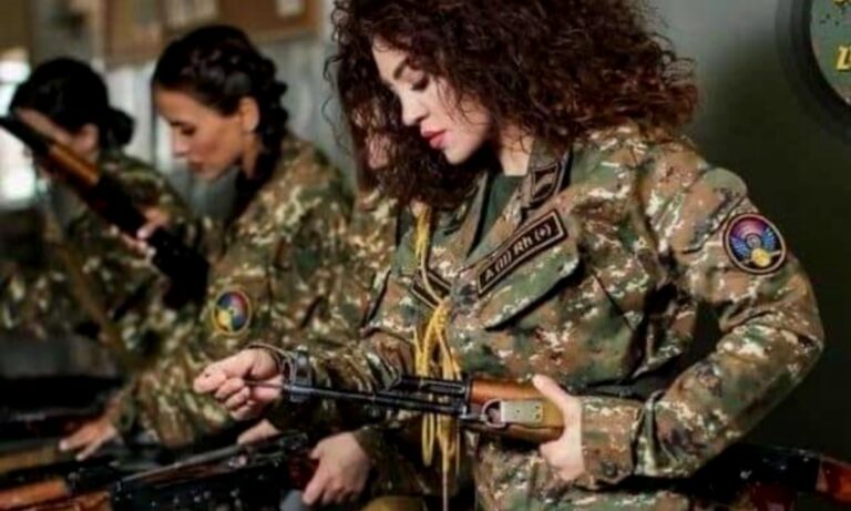 Οι νεαρές Αρμένισες πάνε στον πόλεμο: «Θα πεθάνουμε στον τόπο μας!»
