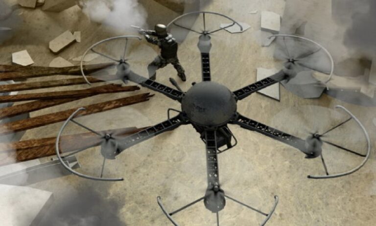 Βρετανία: Δοκιμάζουν το drone i9 με πολυβόλο