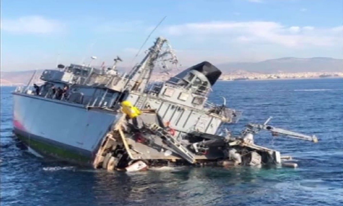 Ελληνοτουρκικά: Τρολάρουν οι Τούρκοι για το πλοίο του Π.Ν. που κόπηκε στα δύο – Πόσο χαζοί