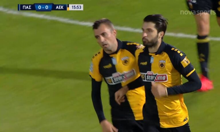 ΠΑΣ Γιάννινα – ΑΕΚ: Πέναλτι ο Χουτεσιώτης, γκολ ο Ανσαριφάρντ