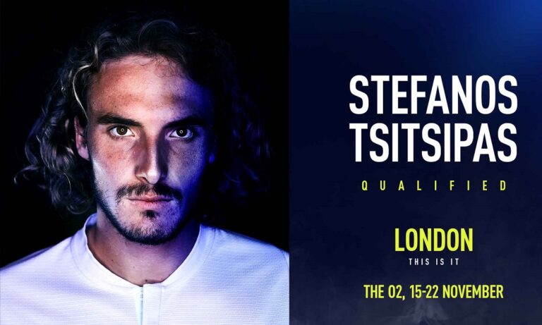 Τσιτσιπάς: Εξασφάλισε την παρουσία του στο ATP Finals