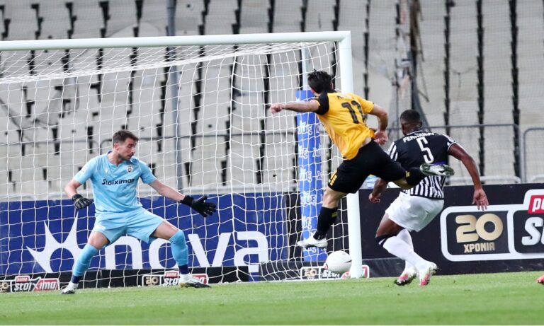 ΑΕΚ – ΠΑΟΚ: Το γκολ του Ανσαριφάρντ για το 1-0 (vid)