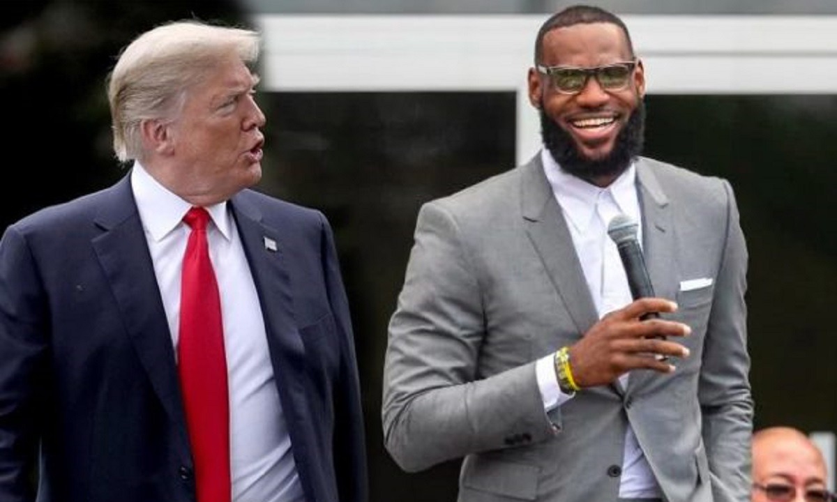 Δεν παραδέχεται την ήττα ο Τραμπ – Με… τάπα πανηγύρισε τη νίκη του Μπάιντεν ο ΛεΜπρόν!