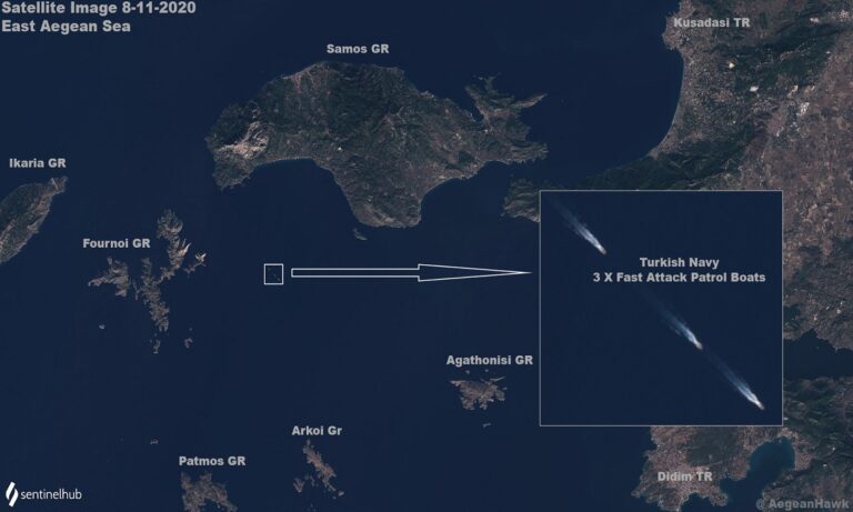 Ελληνοτουρκικά: Τι ήθελαν τουρκικά περιπολικά πλοία σε σχηματισμό μεταξύ Φούρνων και Σάμου;