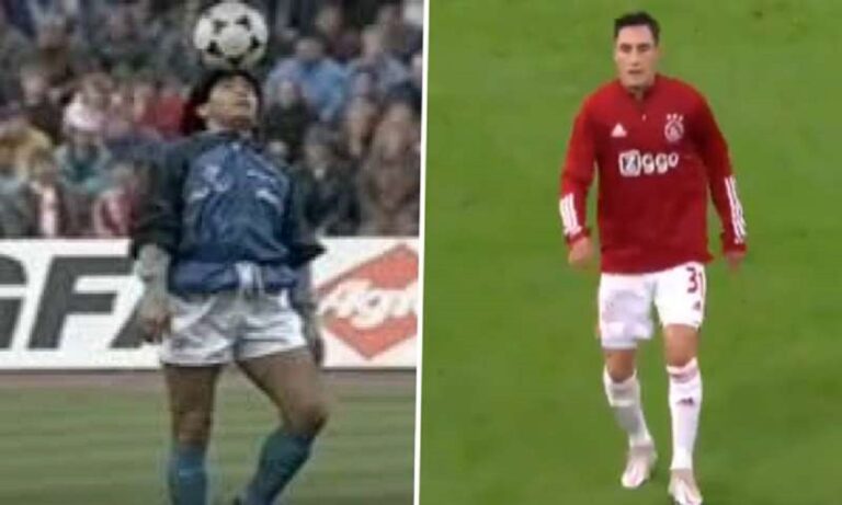 Ντιέγκο Μαραντόνα: Ο Ταλιαφίκο μιμήθηκε την μυθική του προθέρμανση