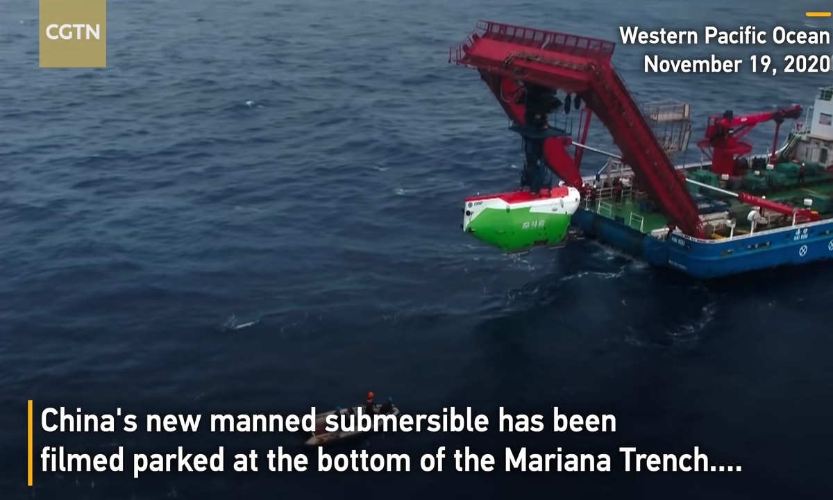 Κίνα: Έστειλε επανδρωμένο υποβρύχιο στα βαθύτερα νερά του πλανήτη – Απίστευτες εικόνες (vid)