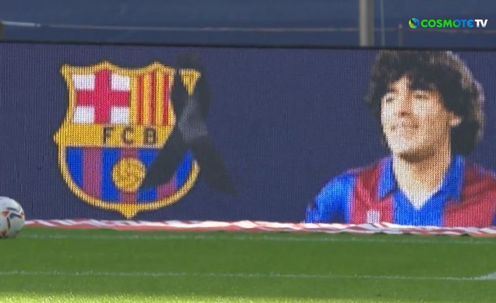 Μπαρτσελόνα – Οσασούνα 4-0: Τεσσάρα και συγκινητικός Μέσι για Μαραντόνα (vid)