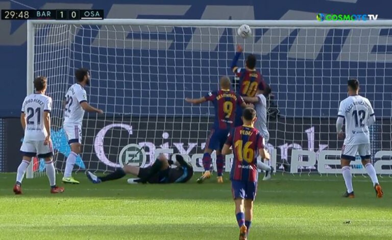 Μέσι: Απίστευτο, προσπάθησε να σκοράρει με το χέρι όπως ο Μαραντόνα! (vid)