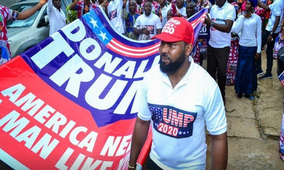 Aμερικανικές εκλογές 2020: Νιγηριανοί διαδηλώνουν υπέρ του Τραμπ