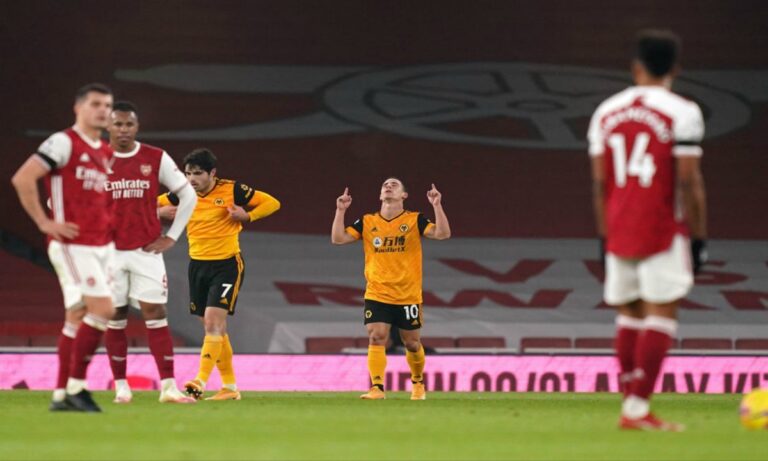 Άρσεναλ – Γουλβς 1-2: «Βυθίστηκε» δια ποδός Ποντένσε!