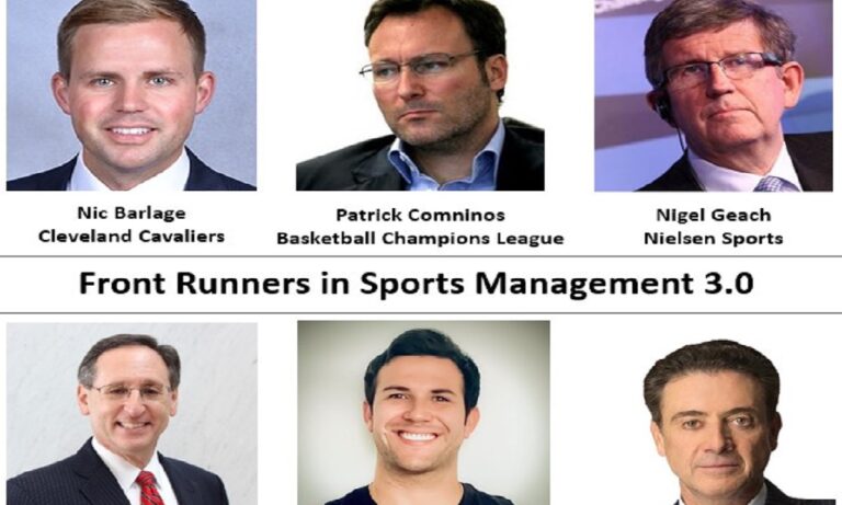 Webinar: Front Runners in Sports Management 3.0