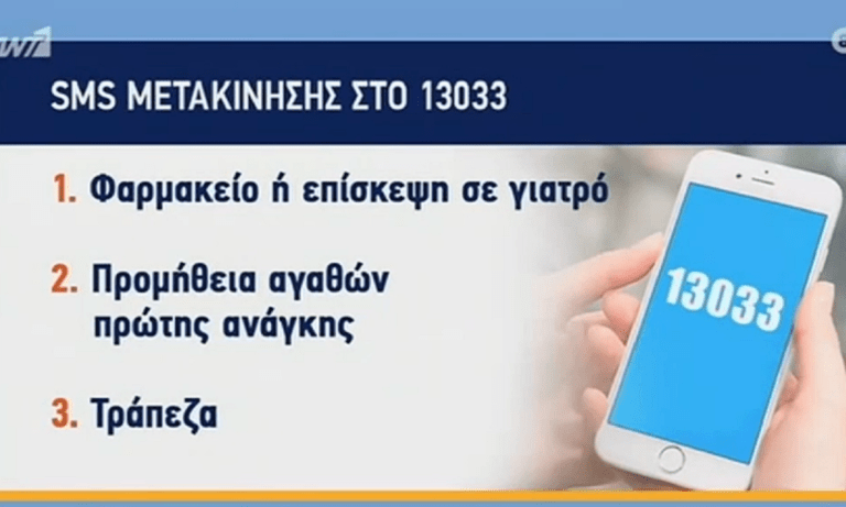 SMS στο 13033: Αλλαγές το ολικό lockdown στη Δυτική Αττική