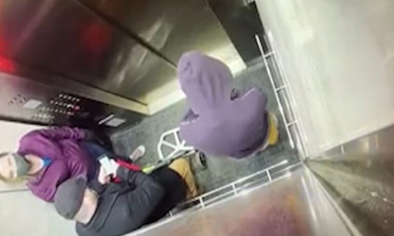 Viral: Νεαρός βήχει προκλητικά μέσα σε ασανσέρ και ο παππούς τον πλακώνει στις μπουνιές