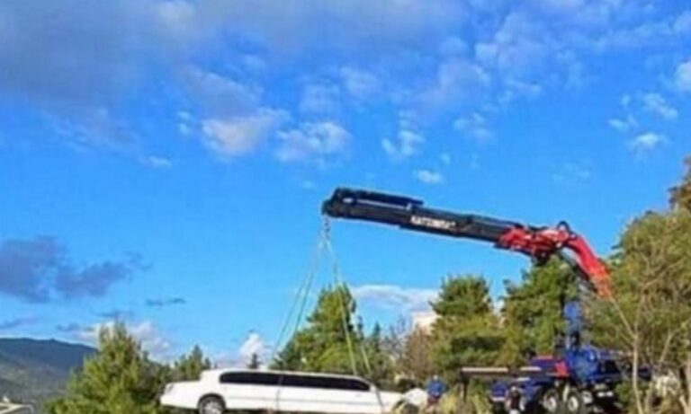 Πεντέλη – Απίστευτο ατύχημα: Λιμουζίνα έφυγε στον γκρεμό!