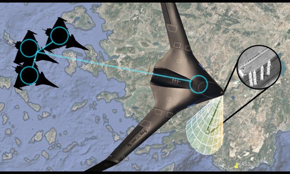 Eλληνικά drones: Τα στελθ UAV Lotus θα συνεργάζονται με τα ελληνικά μαχητικά που θα πλήττουν στόχους βαθιά μέσα στην τουρκική επικράτεια.