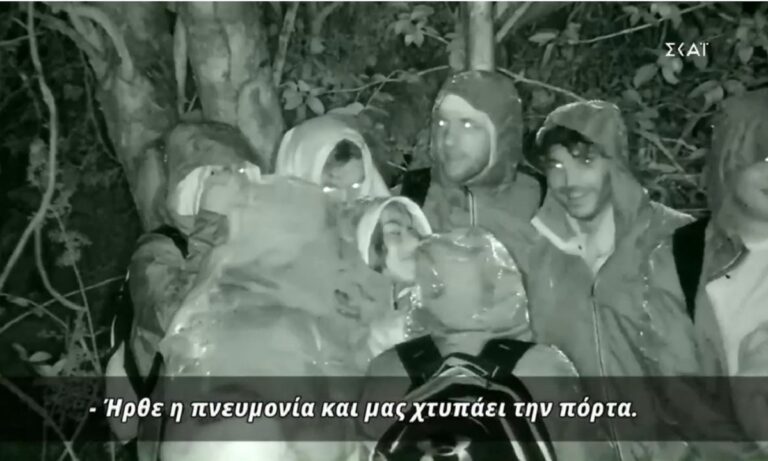 Survivor: Η δύσκολη η πρώτη βραδιά με καταρρακτώδη βροχή (vid)