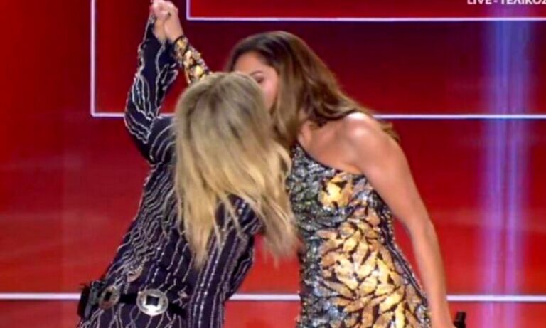 Βανδή – Βίσση: Τέλος η κόντρα 25 χρόνων με φιλί στο στόμα (vid)