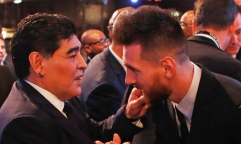 Μαραντόνα – Μέσι: Ασύλληπτο γκράφιτι για τους δύο θρύλους (pic)