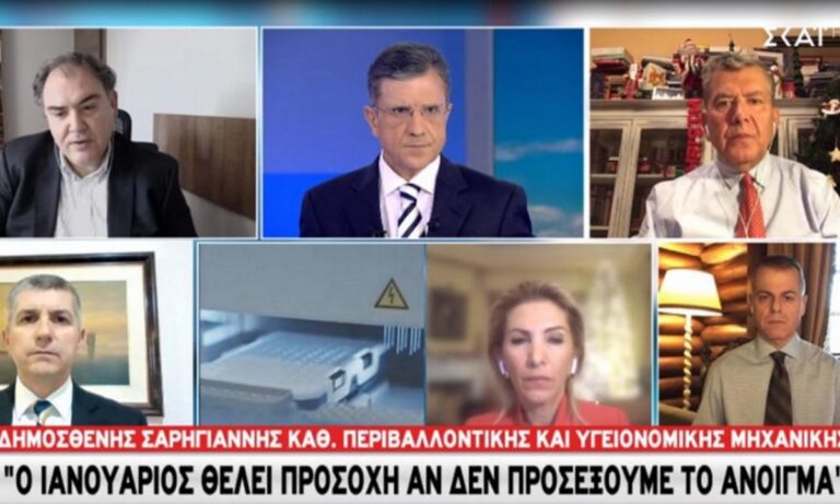 Σαρηγιάννης: «Μέχρι 20 Ιανουαρίου καλό είναι να μείνουμε μέσα»