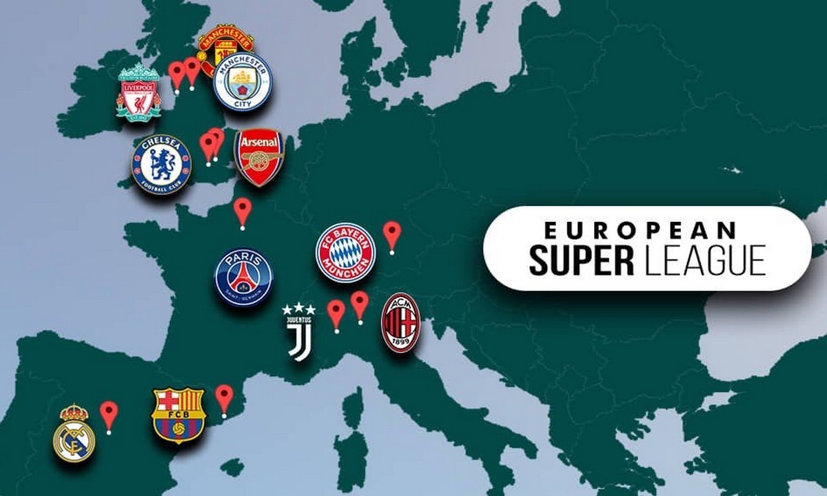 European Super League Οι ομάδες που την αποτελούν