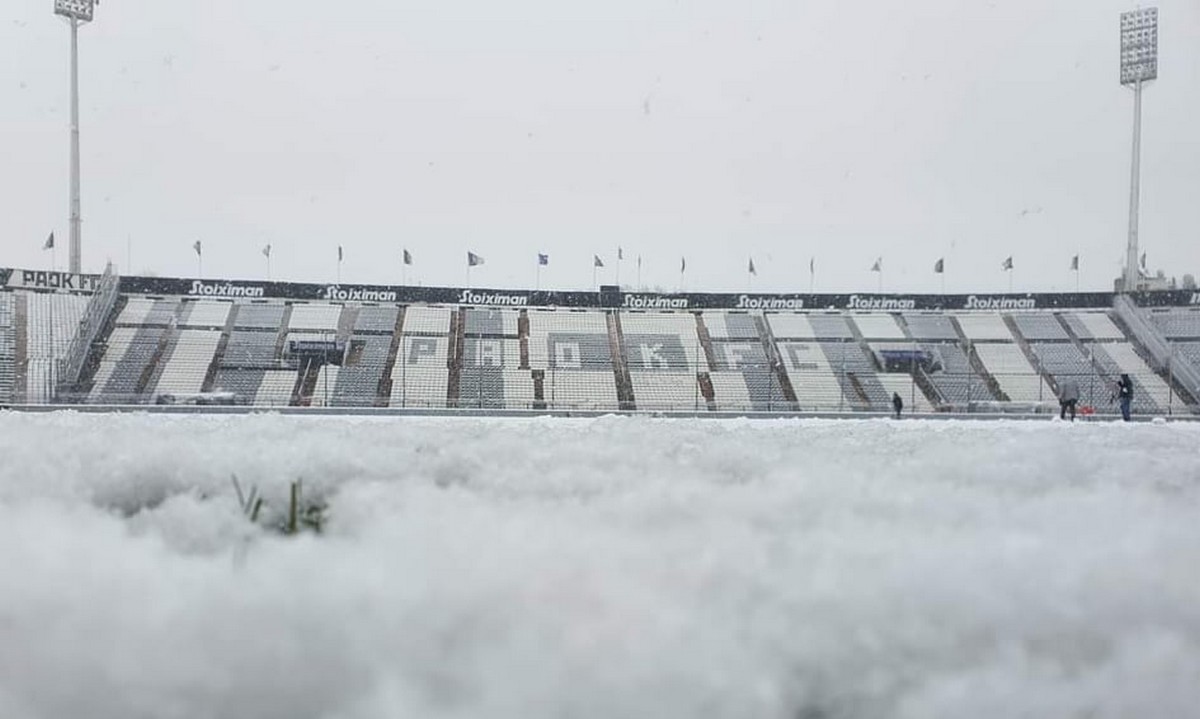 ΠΑΟΚ: Στα… λευκά η Τούμπα – Προετοιμάζεται για Κρήτη ο Δικέφαλος (pics)