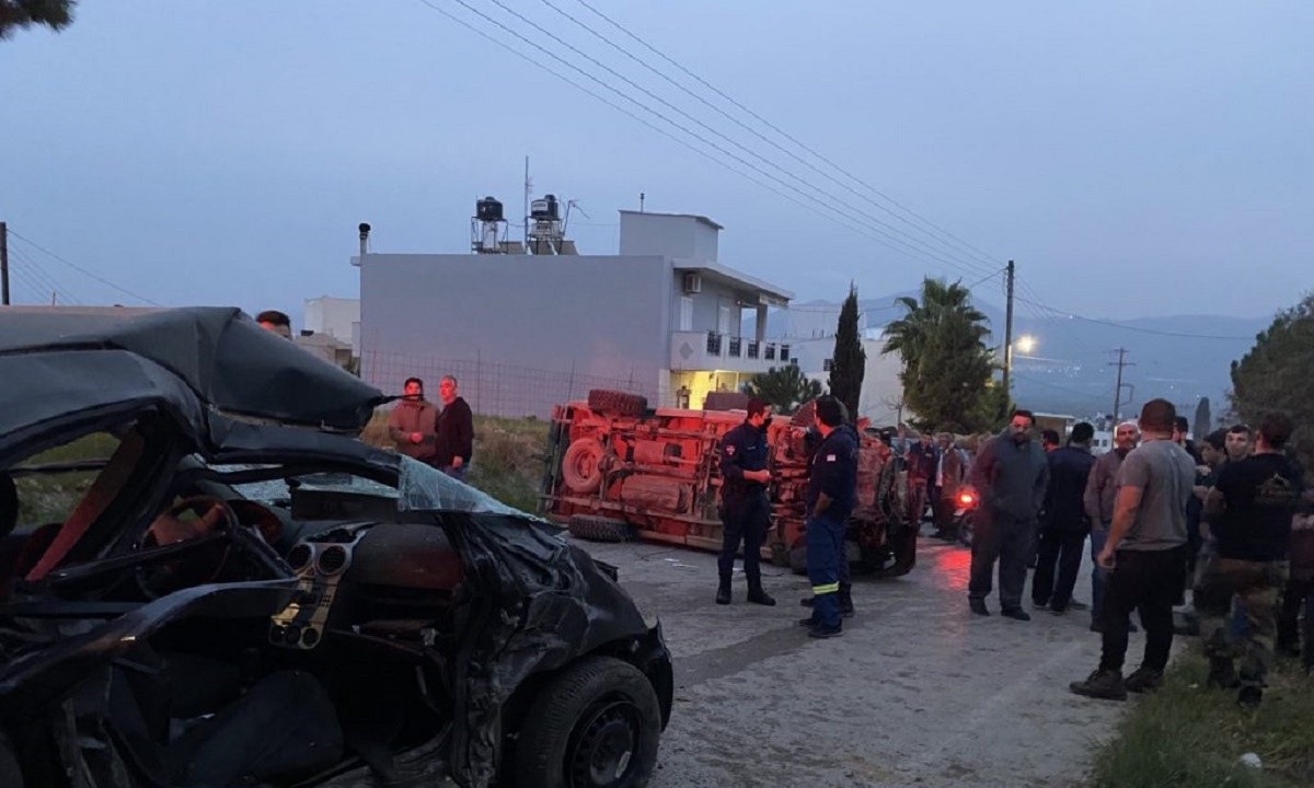 Κρήτη: Τροχαίο δυστύχημα για 37χρονη μαζί με την δίχρονη κόρη της
