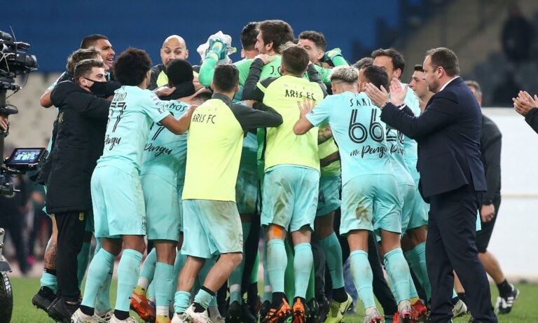 Άρης: Ξέσπασμα και «πάρτι» στο ΟΑΚΑ μετά το μεγάλο «διπλό» (vids+pics)