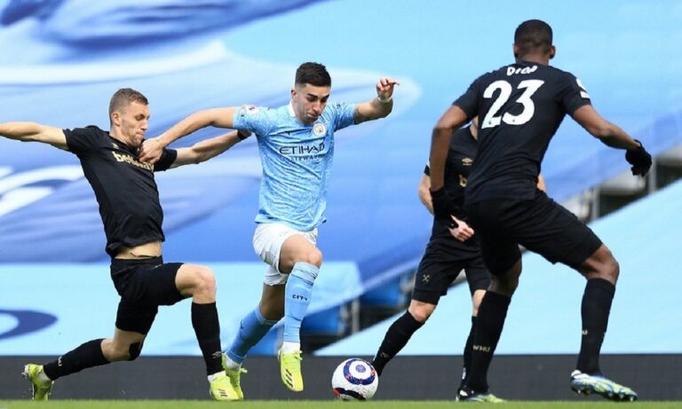 Μάντσεστερ Σίτι-Γουέστ Χαμ: 1-1 στο ημίχρονο με Ρούμπεν Ντίας και Αντόνιο (vid)