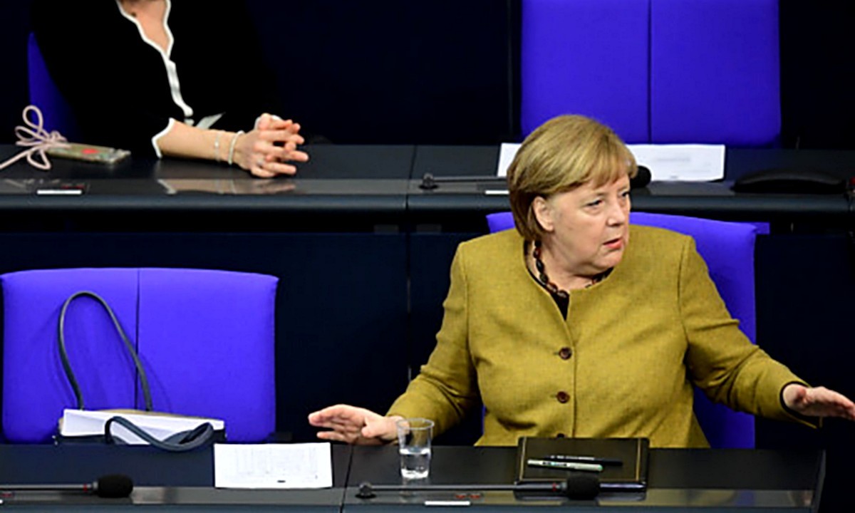 Η Γερμανίδα Καγκελάριος Άνγκελα Μέρκελ έγινε Viral την προηγούμενη εβδομάδα μετά από την ομιλία της διάρκειας 22 λεπτών στη Bundestag σχετικά