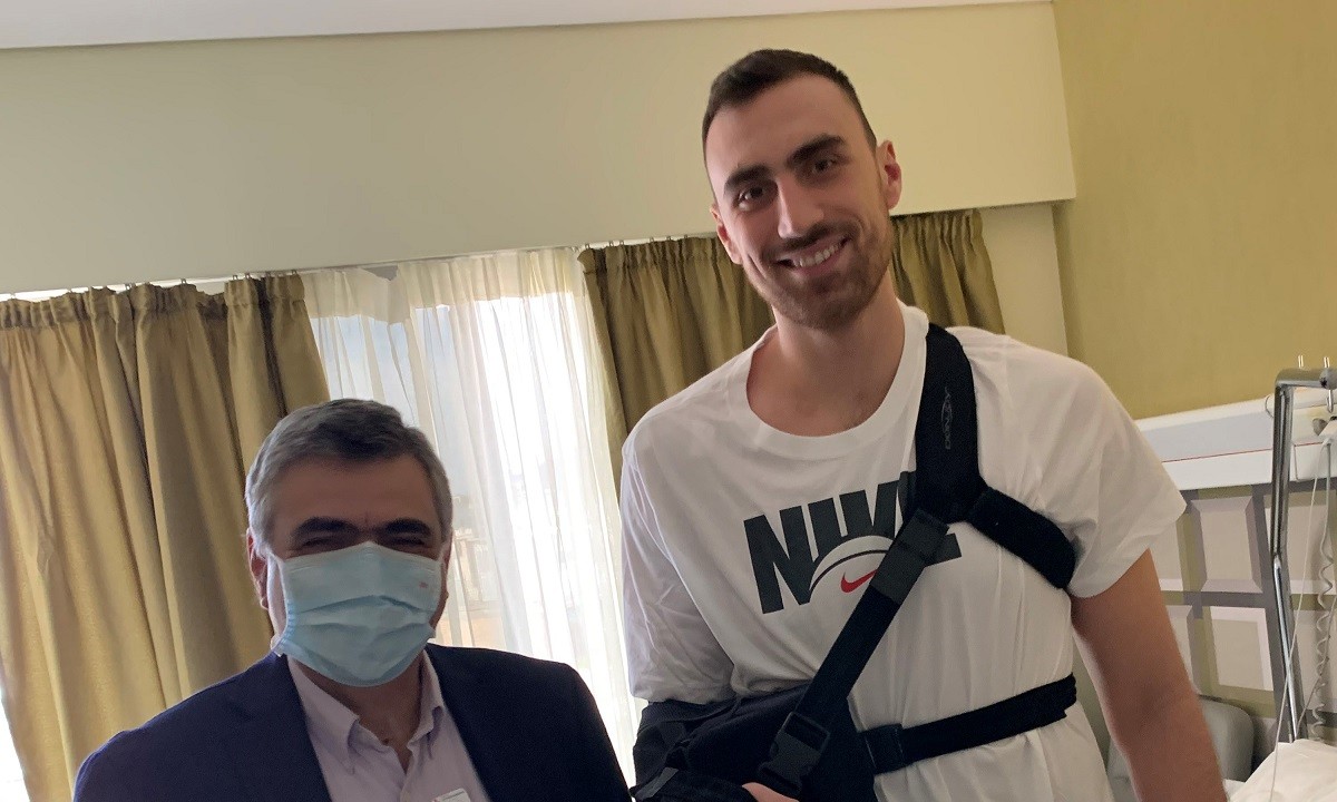 Την Ευρωκλινική Αθηνών επέλεξε ο διεθνής σέντερ Nikola Milutinov για την αρθροσκόπηση του ώμου του
