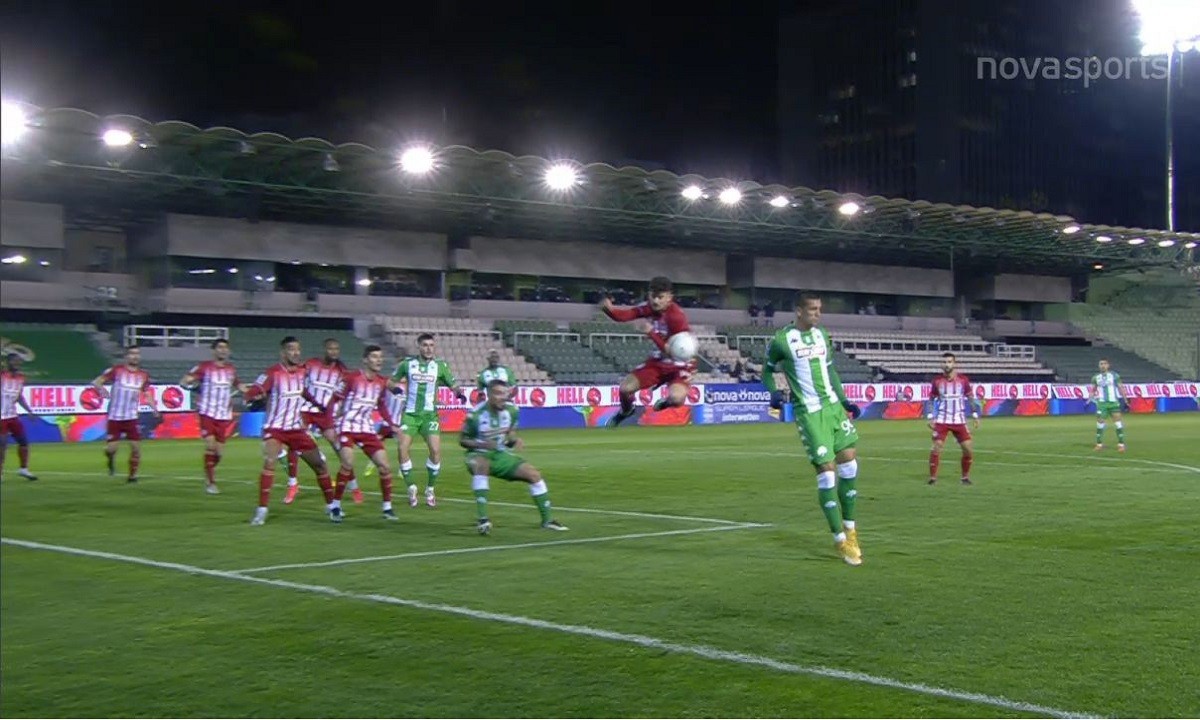 Παναθηναϊκός – Ολυμπιακός: Το πέναλτι που ζήτησε ο Παναθηναϊκός (vid)