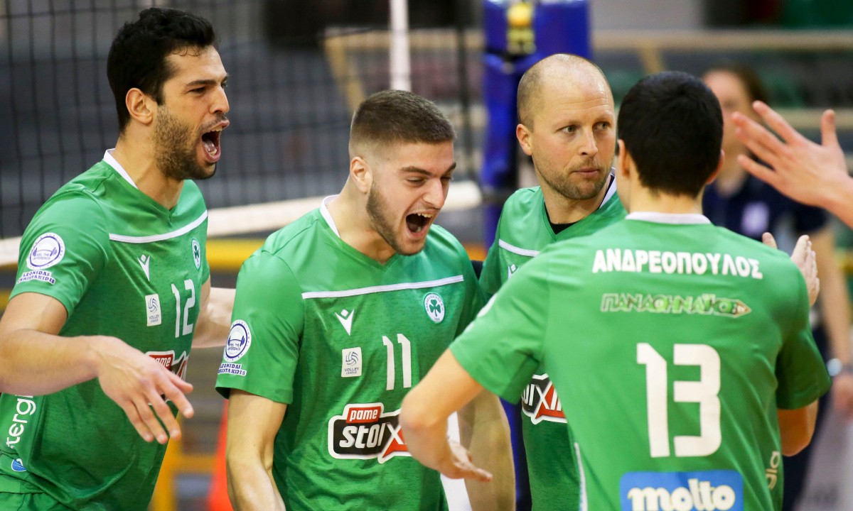 Volley League: Εύκολη νίκη ο Παναθηναϊκός πριν τα ντέρμπι