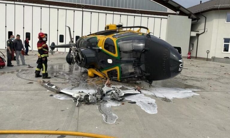 Ιταλία: Παραλίγο τραγωδία το πρωί του Σαββάτου στο Μπολτσάνο, όταν ελικόπτερο αναποδογύρισε την ώρα που ετοιμαζόταν για προσγείωση!