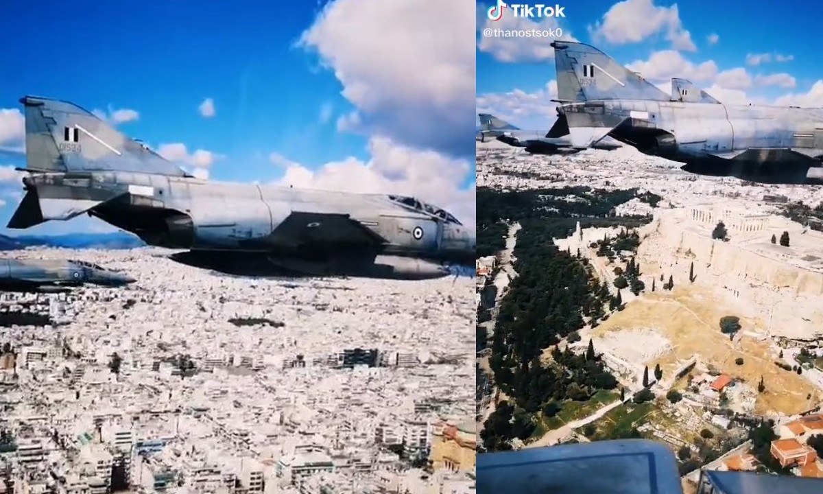 Video στο TikTok μέσα από μαχητικό της Ελληνικής Πολεμικής Αεροπορίας που συγκινεί!