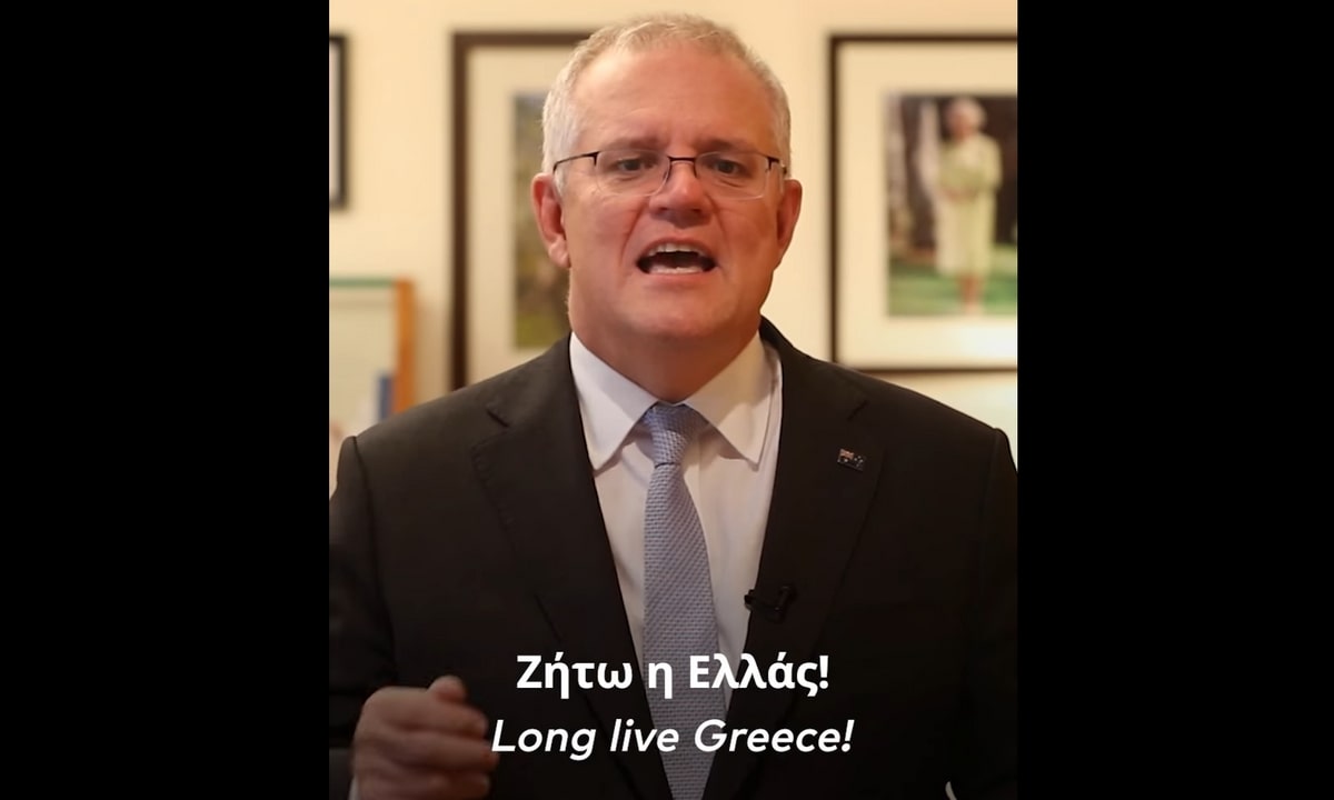 Πρωθυπουργός Αυστραλίας για τα 200 χρόνια από την Ελληνική Επανάσταση: «Ζήτω η Ελλάς!» (vid)