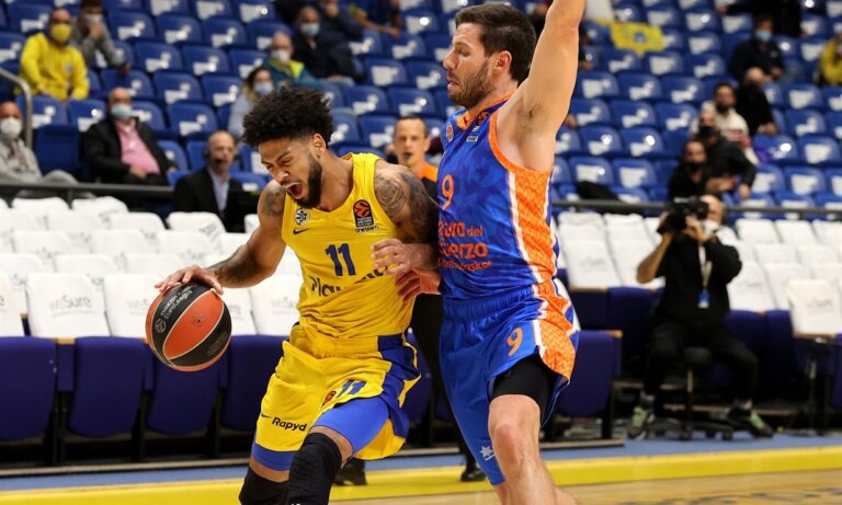 Μακάμπι- Βαλένθια 84-72: Την… παίρνει μαζί της