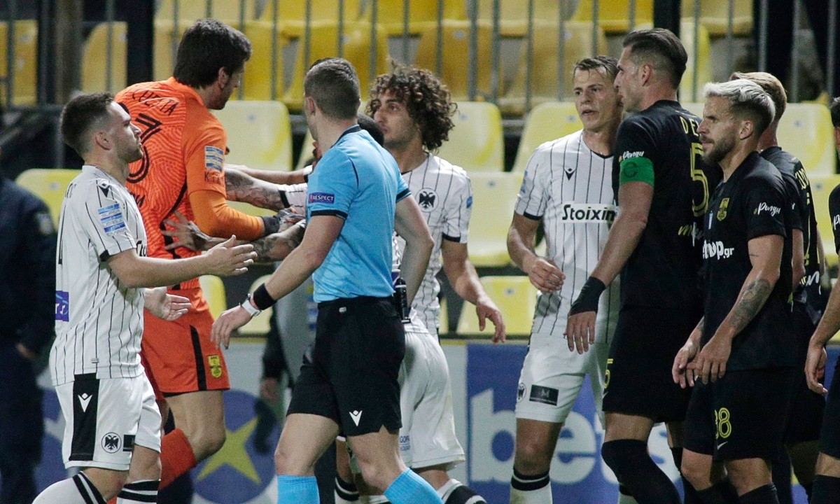 Άρης-ΠΑΟΚ: Ο δικέφαλος ήταν ο νικητής του ντέρμπι της Θεσσαλονίκης, επικρατώντας με 1-0 στο Βικελίδης για την 5η αγωνιστική των πλέι άουτ.