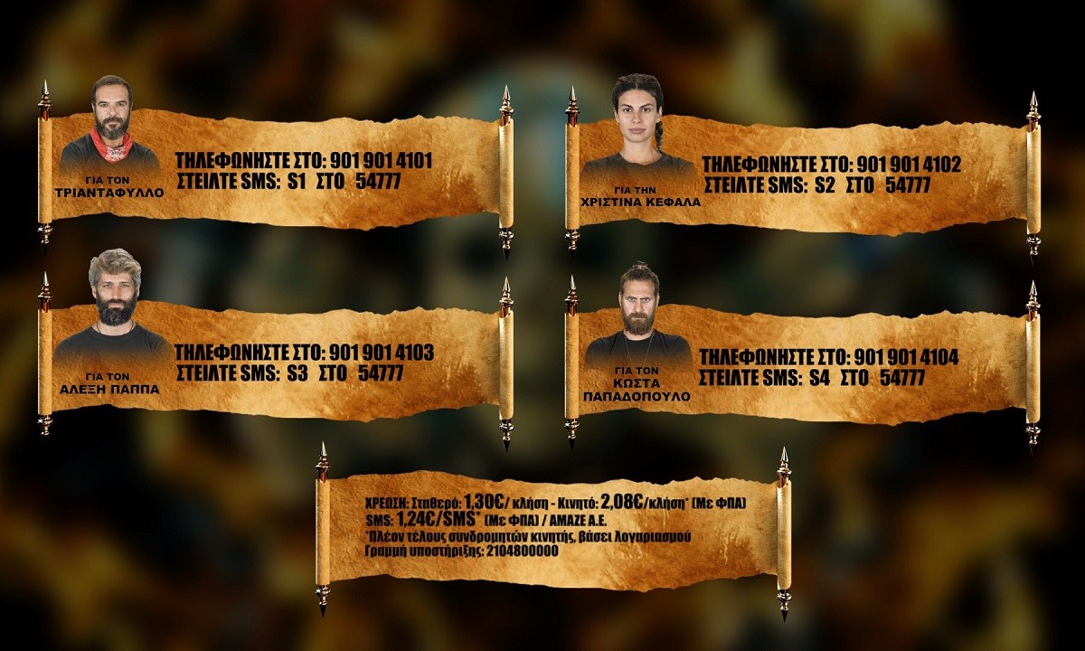 Survivor προτεινόμενοι spoiler 7/4: MEGA POLL! Ψηφίστε ποιος θέλετε να αποχωρήσει από το παιχνίδι!