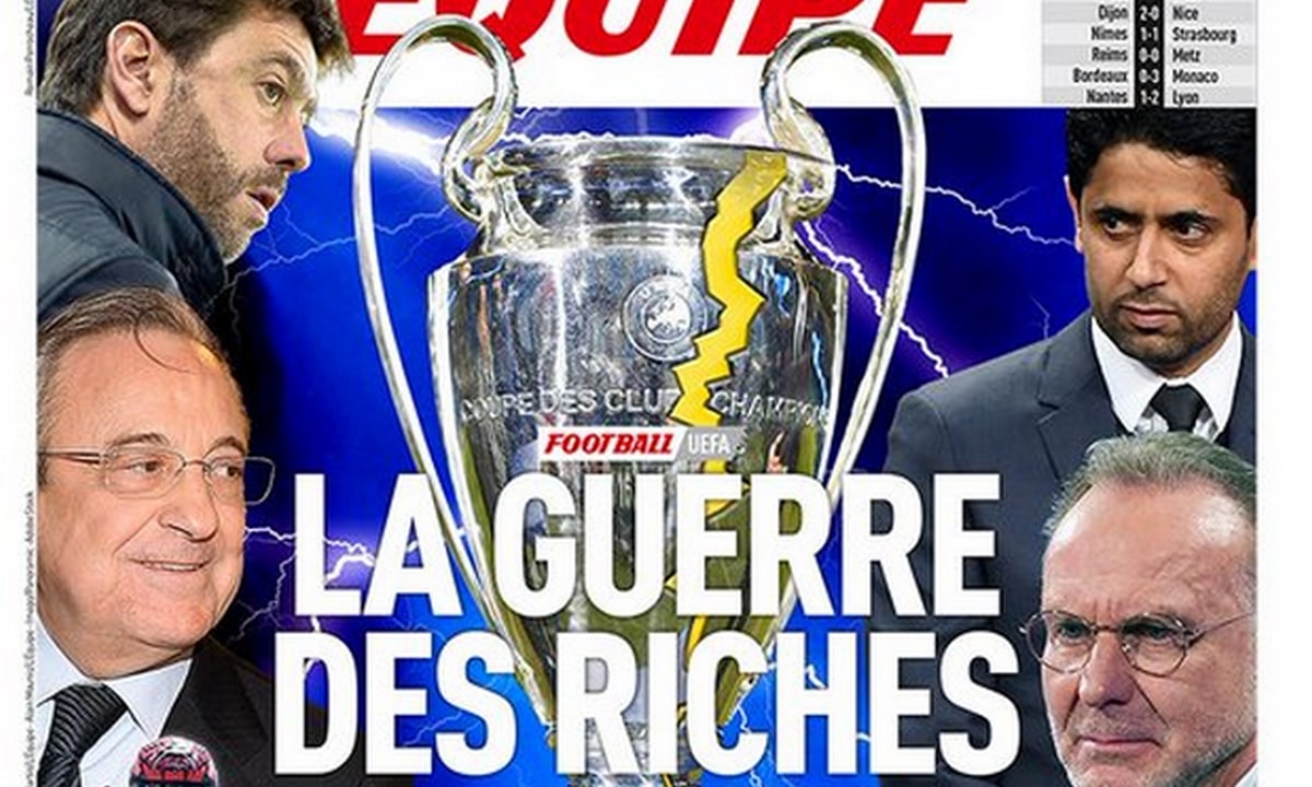 European Super League – Αντιδράσεις στον διεθνή Τύπο: «Ο πόλεμος των πλουσίων»