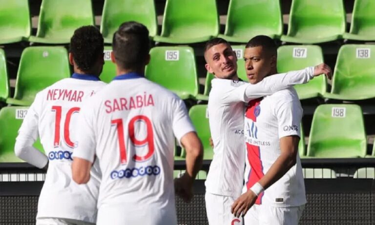 Μετς – Παρί Σεν Ζερμέν 1-3: Στην κορυφή η Παρί με φοβερό Εμπαπέ