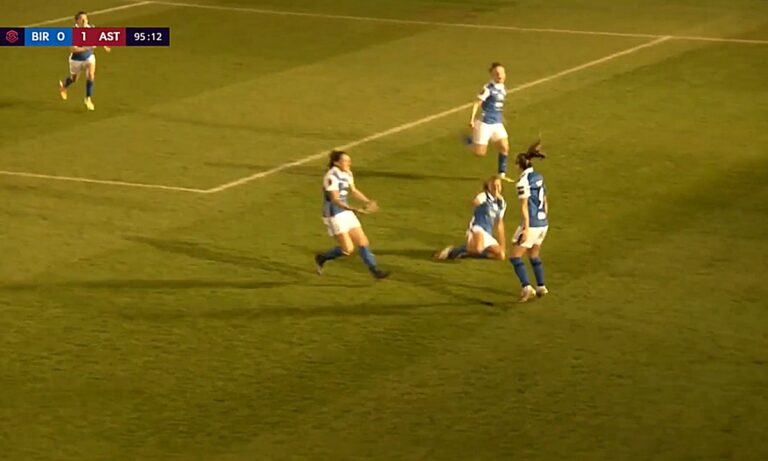 Εκπληκτικό: Η Βεατρίκη Σαρρή με γκολ στο 96′ κρατάει την Μπέρμιγχαμ στην Premier League γυναικών! (vid)
